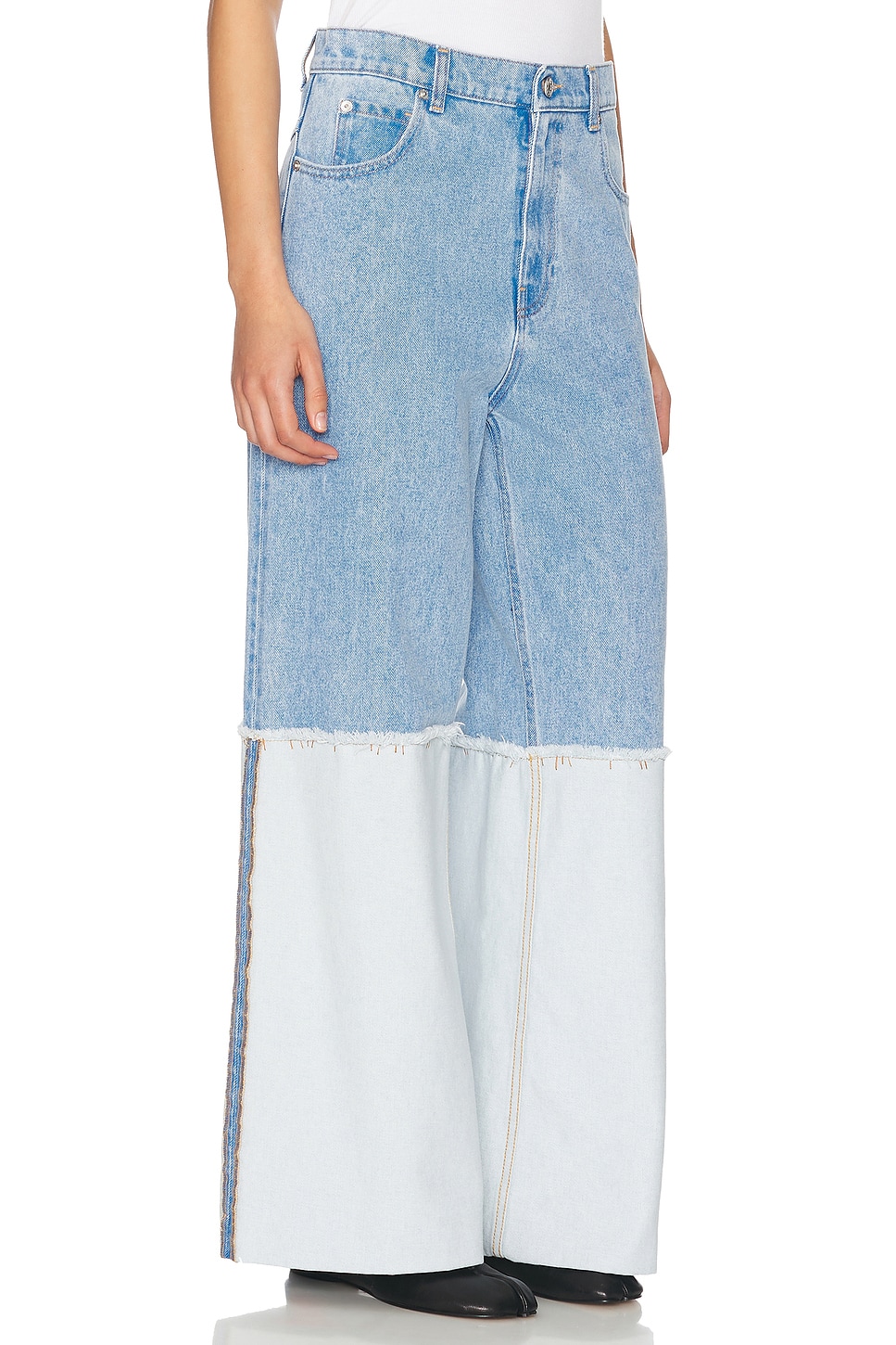 Marni Wide Leg In Cobalt