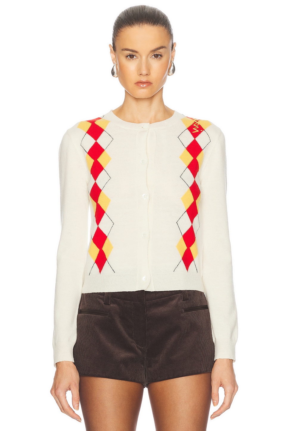 Long Sleeve Cardigan in Ivory