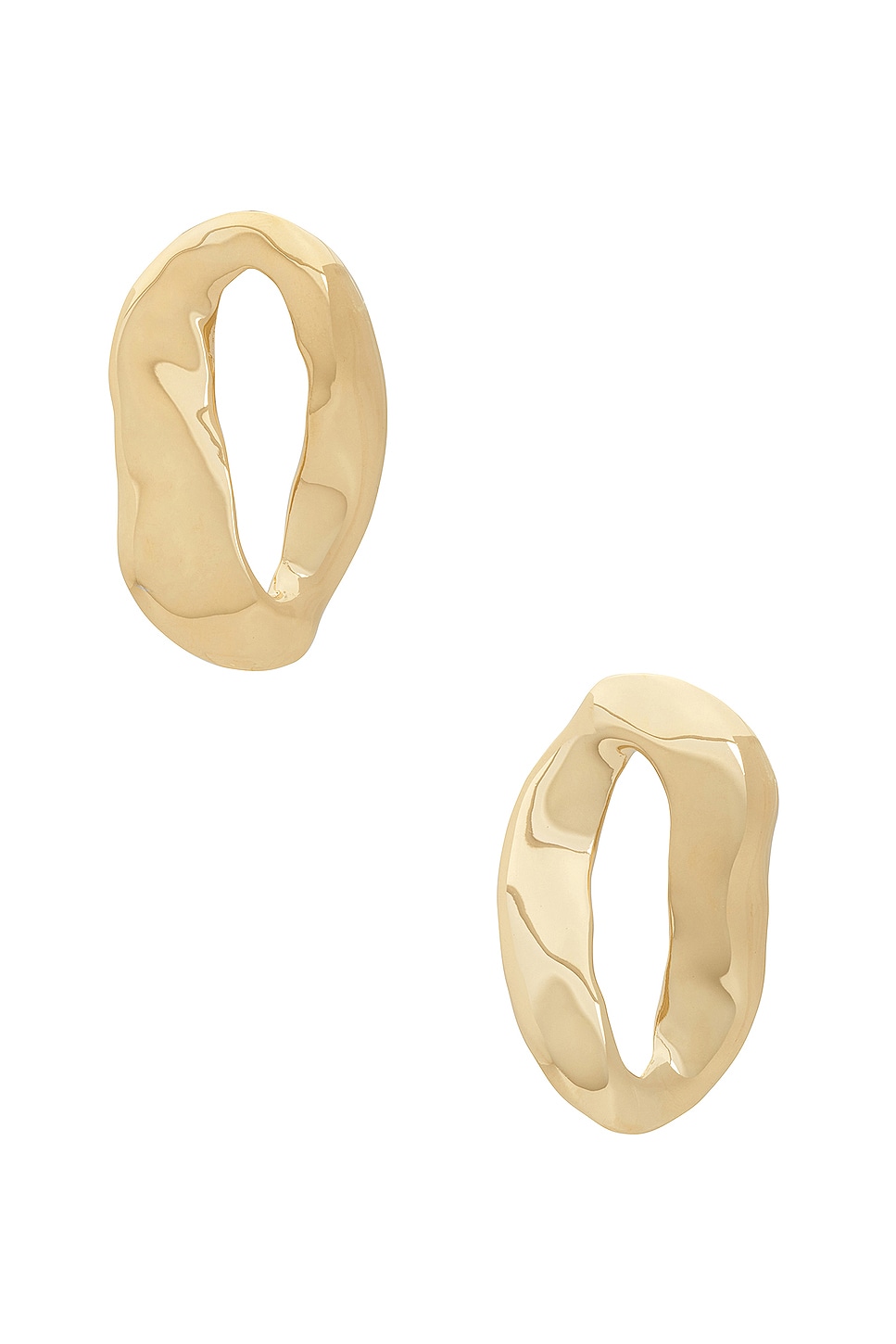 Image 1 of Marni Contorted Earring in Gold