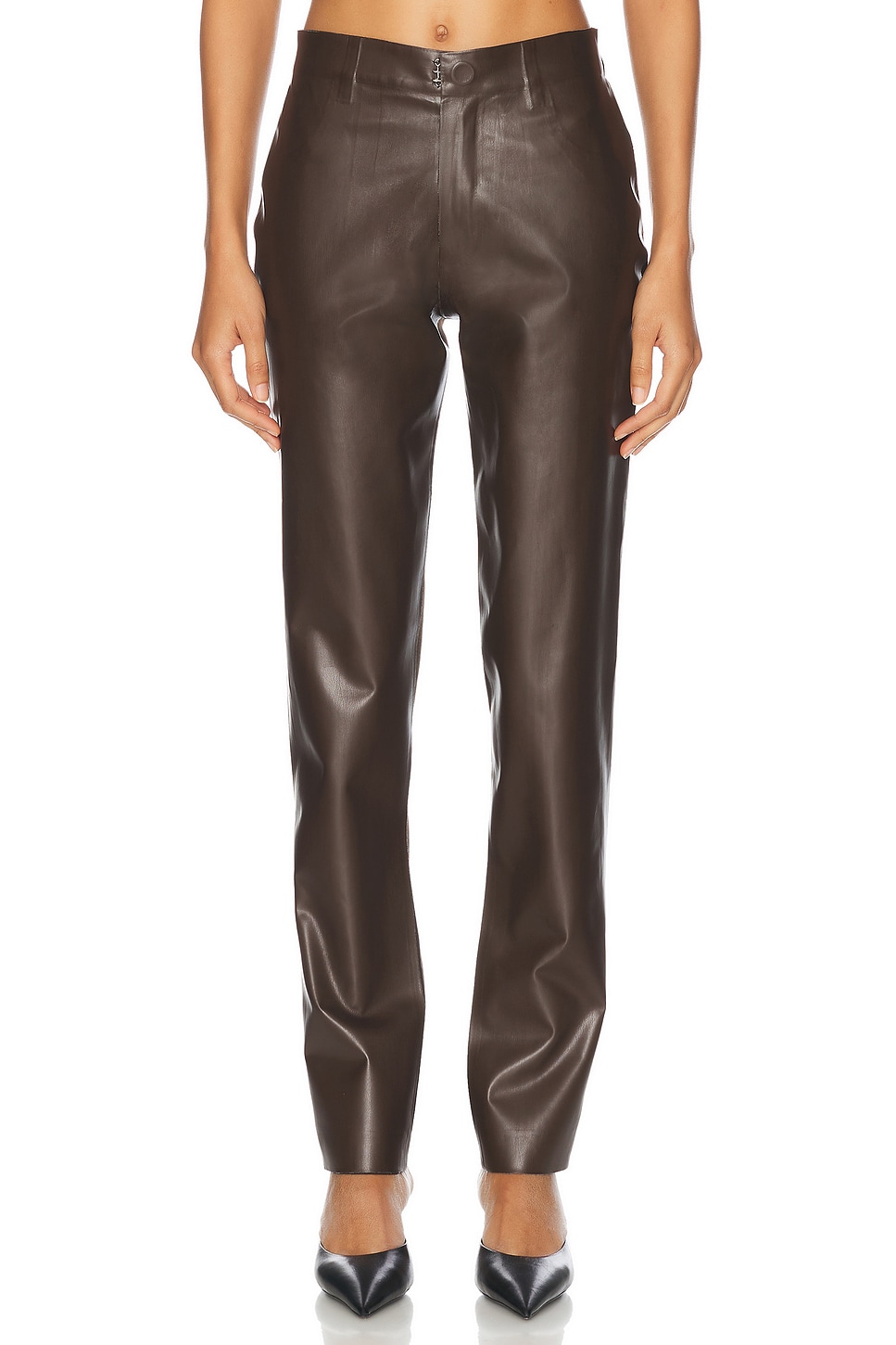 Two Tone Trouser in Brown