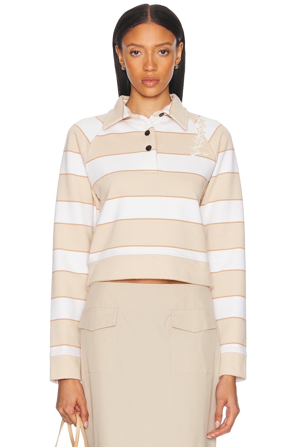 Image 1 of Marni Long Sleeve Top in Ivory