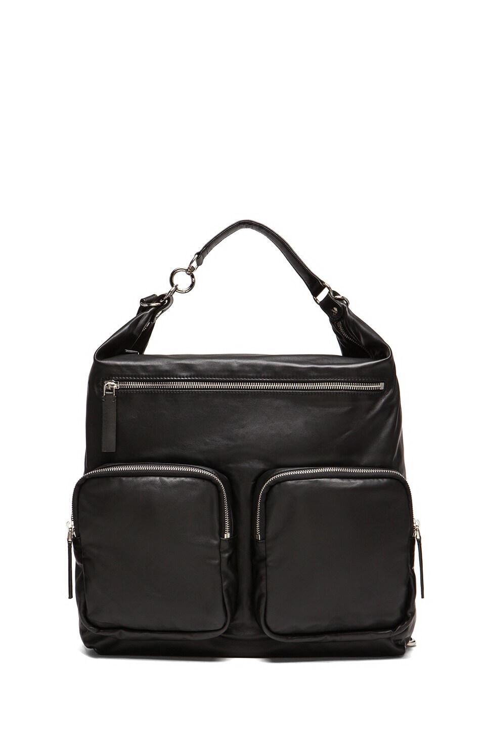 Image 1 of Marni Leather Backpack in Coal