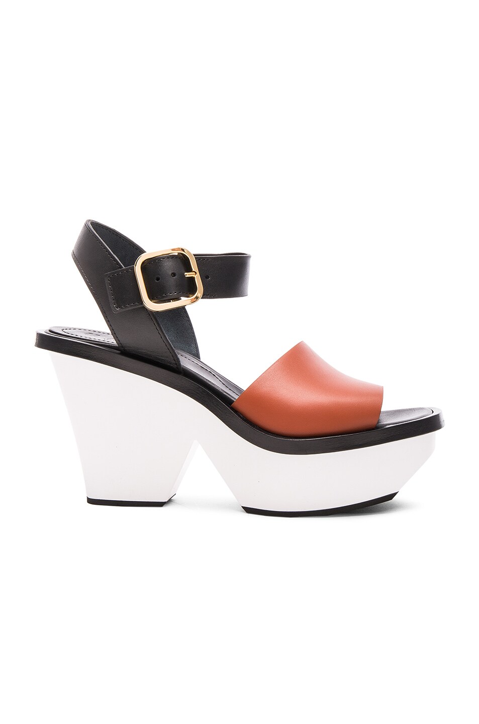 Image 1 of Marni Wedge Sandals in Light