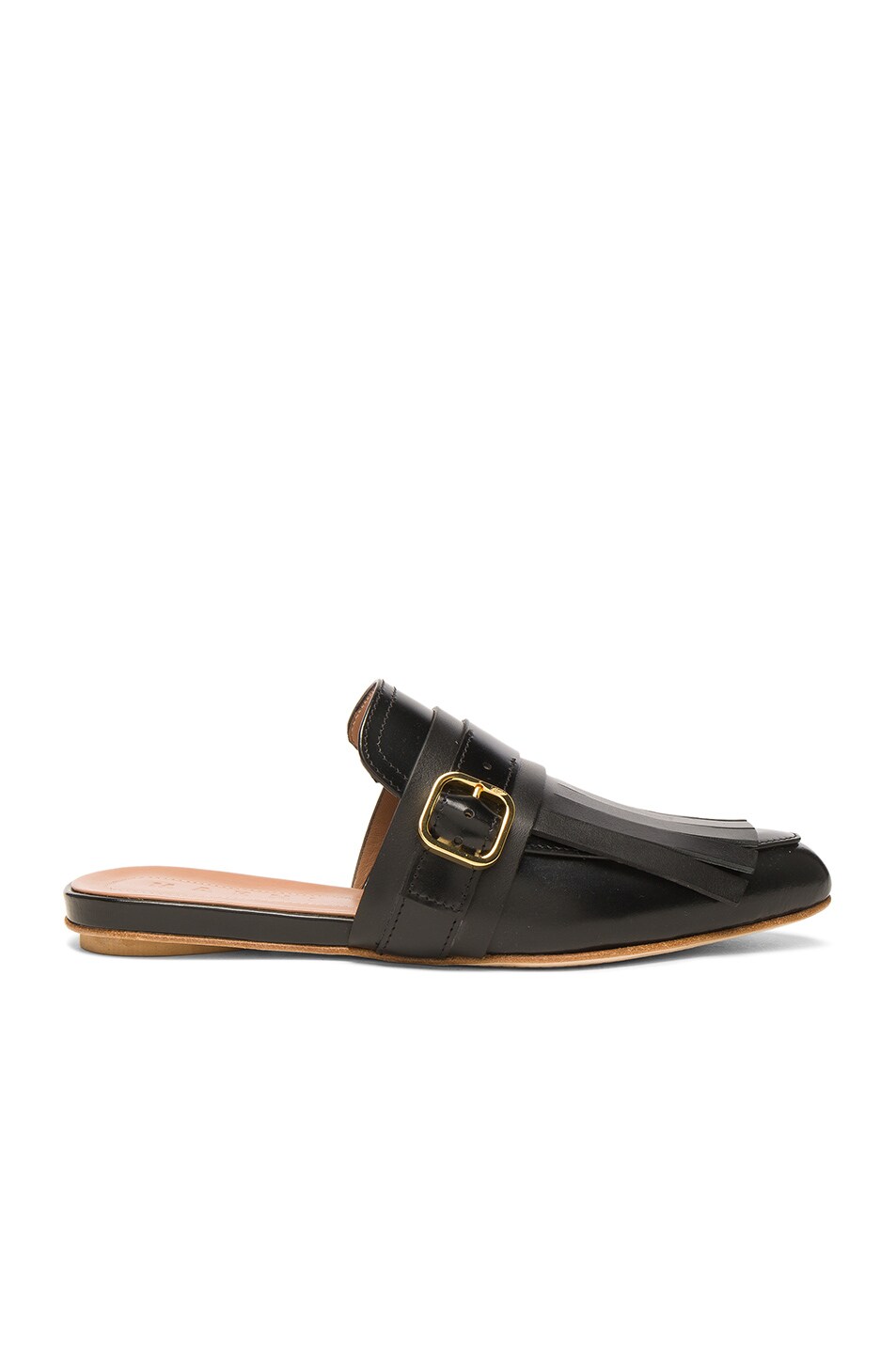 Image 1 of Marni Leather Mules in Black