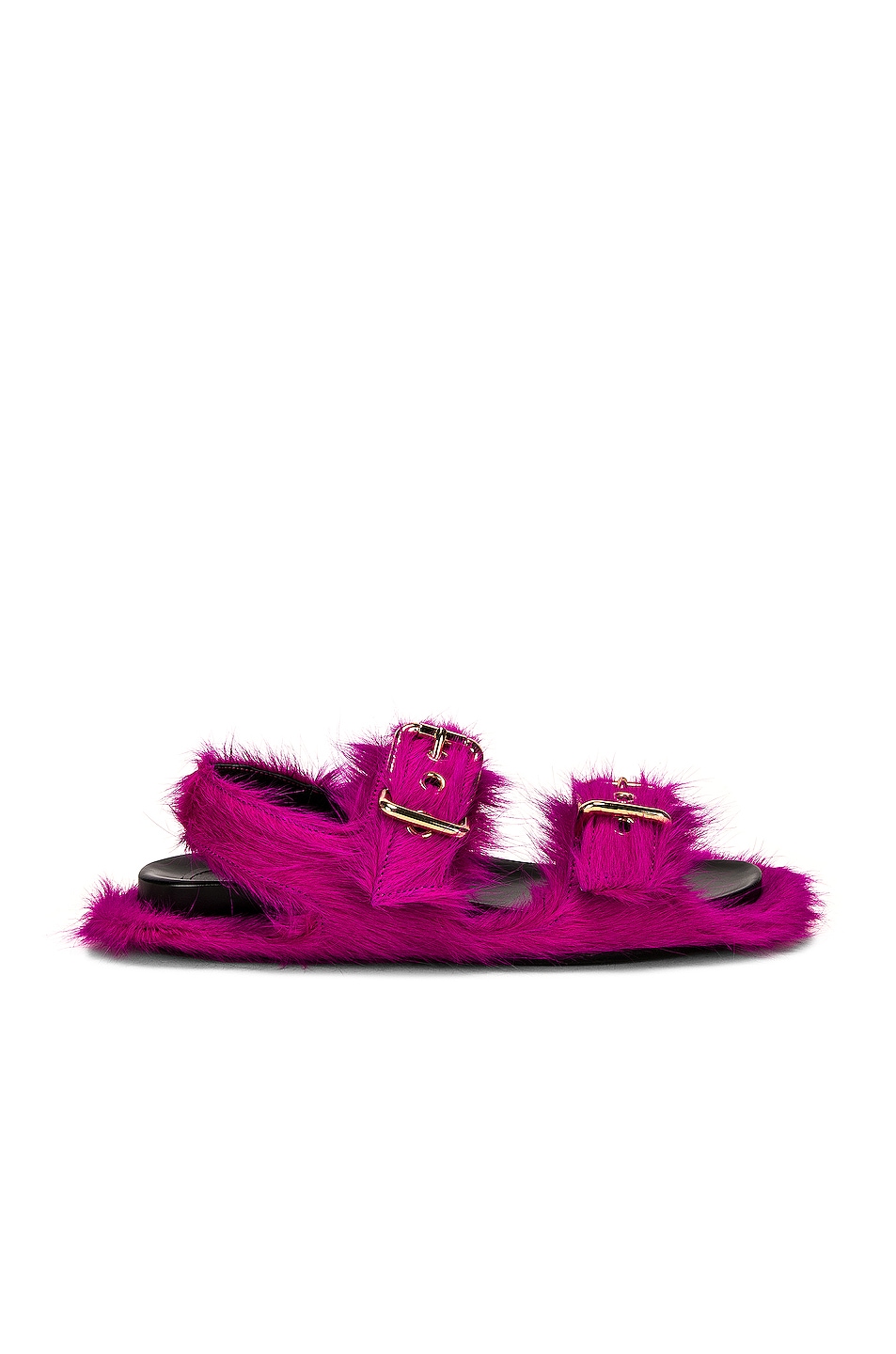Image 1 of Marni Fussbett Two Buckle Sandals in Fuchsia