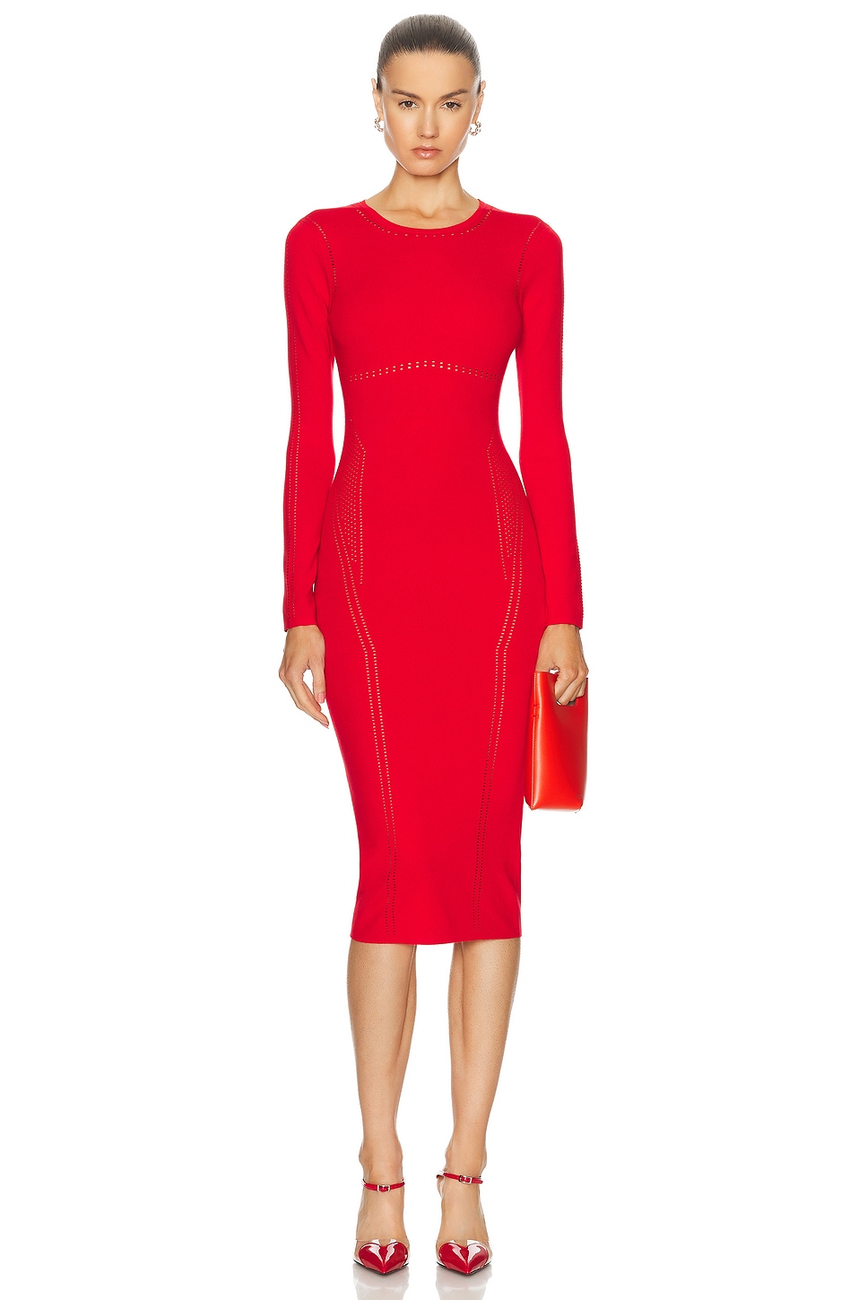 Image 1 of Max Mara Comica Dress in Red