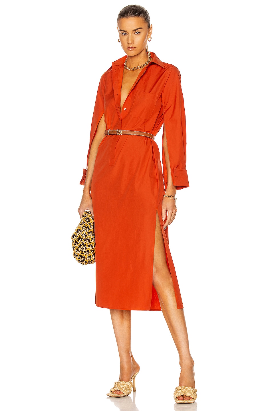 Image 1 of Max Mara Odile Dress in Orange
