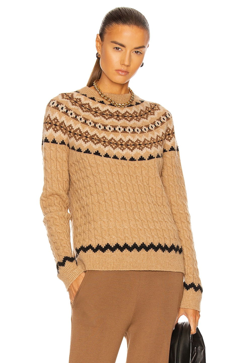 Image 1 of Max Mara Tay Sweater in Camel