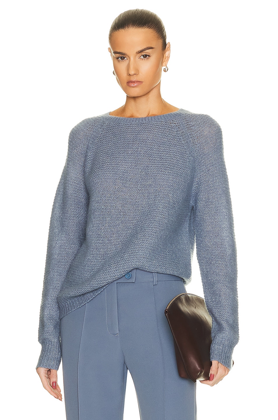 Image 1 of Max Mara Finnici Sweater in Light Blue