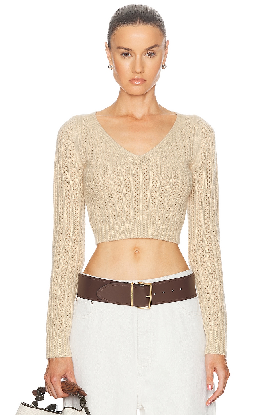 Long Sleeve Sweater in Taupe