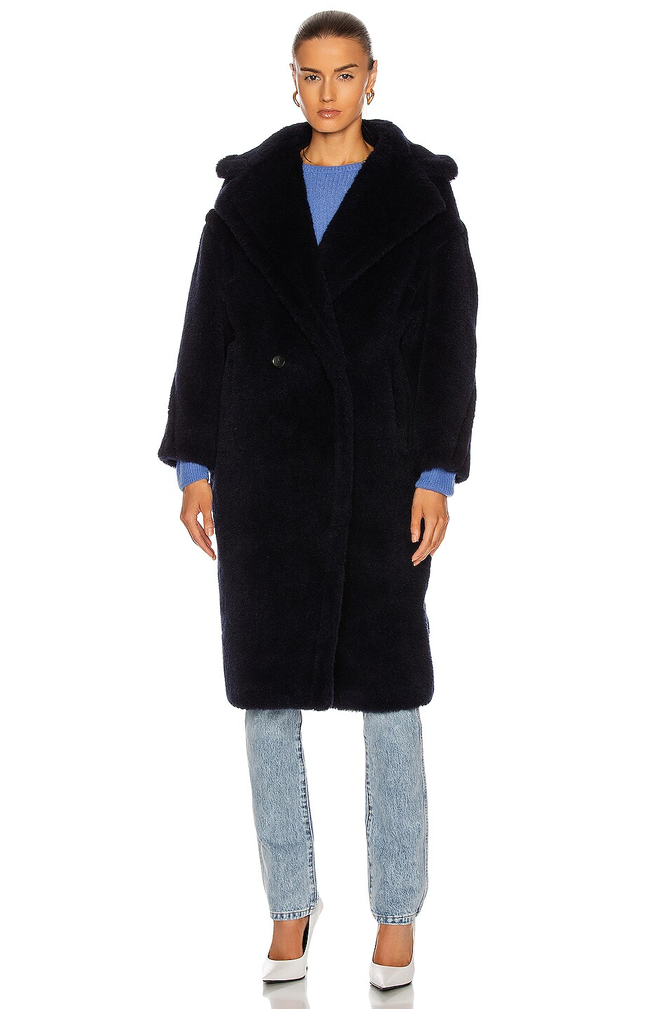 Max Mara Tedgirl Coat in Ultramarine | FWRD