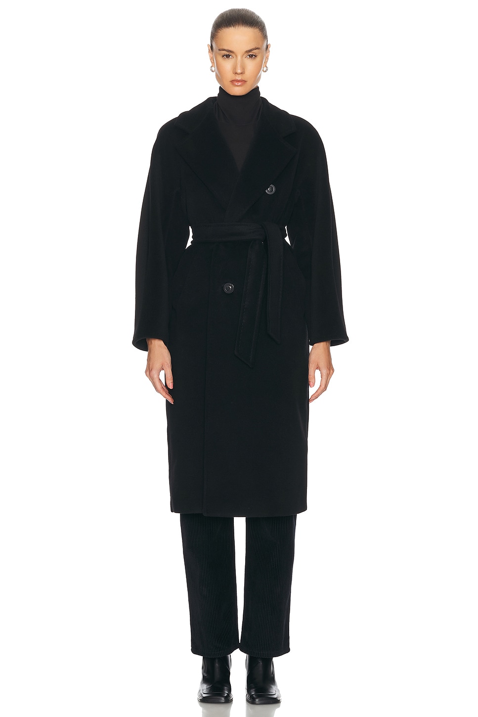 Shop Max Mara Madame Coat In Black