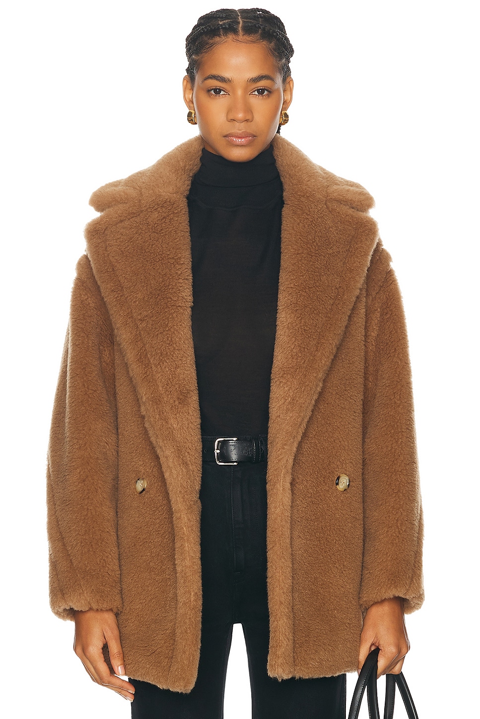 Image 1 of Max Mara Dramma Short Coat in Camel