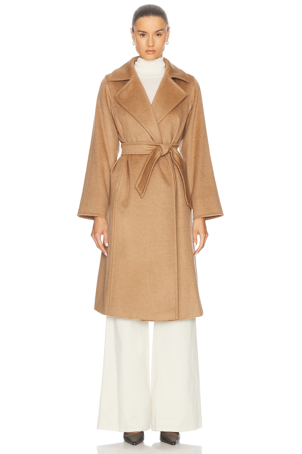 Shop Max Mara Manuela Coat In Camel