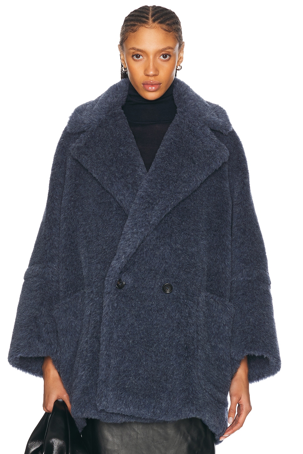 Max Mara Tedgirl1 Coat In Blue