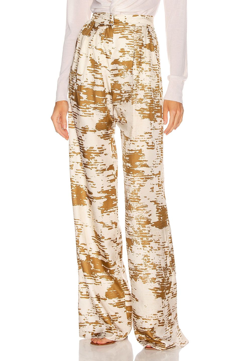 Image 1 of Max Mara Acume Pant in Gold