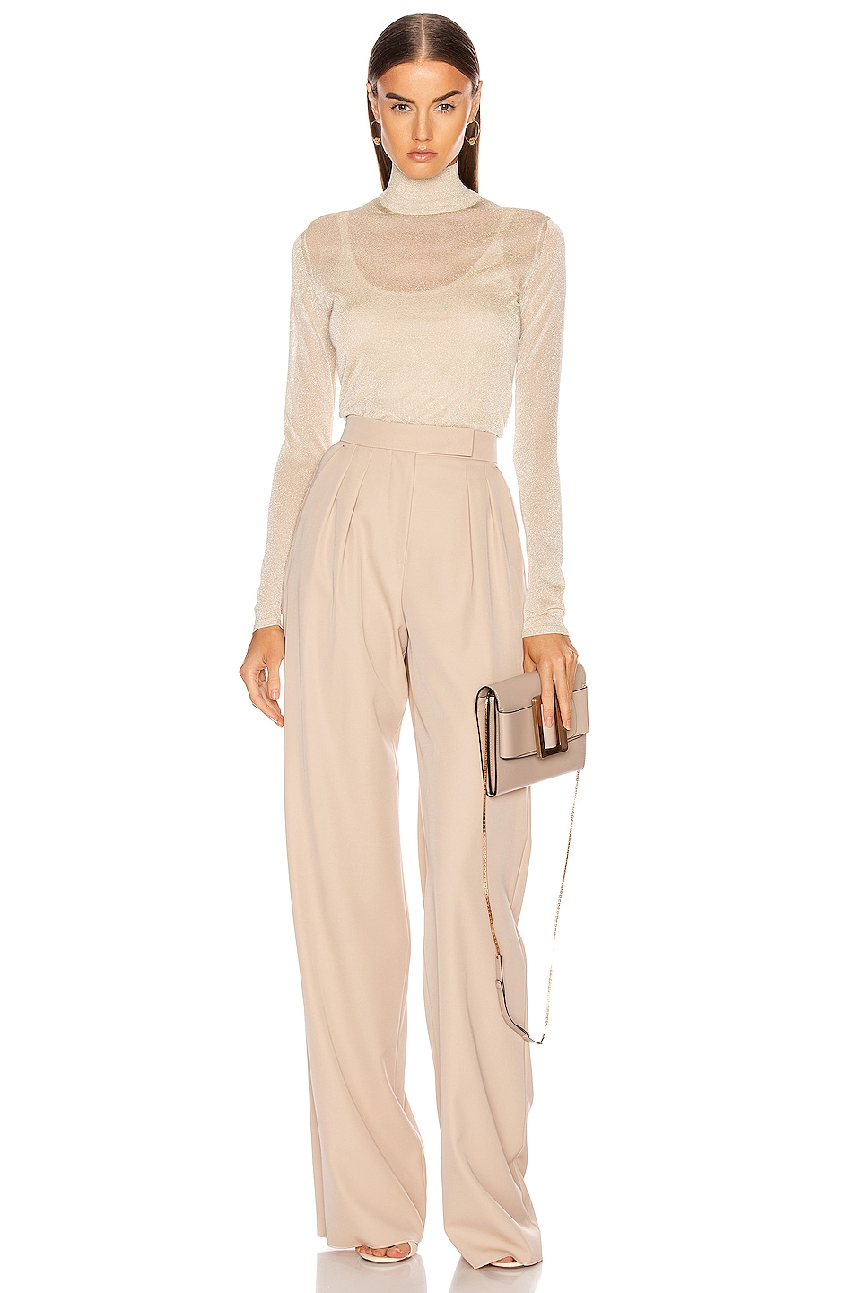 Max Mara Pietra Knit Top in Albino | FWRD