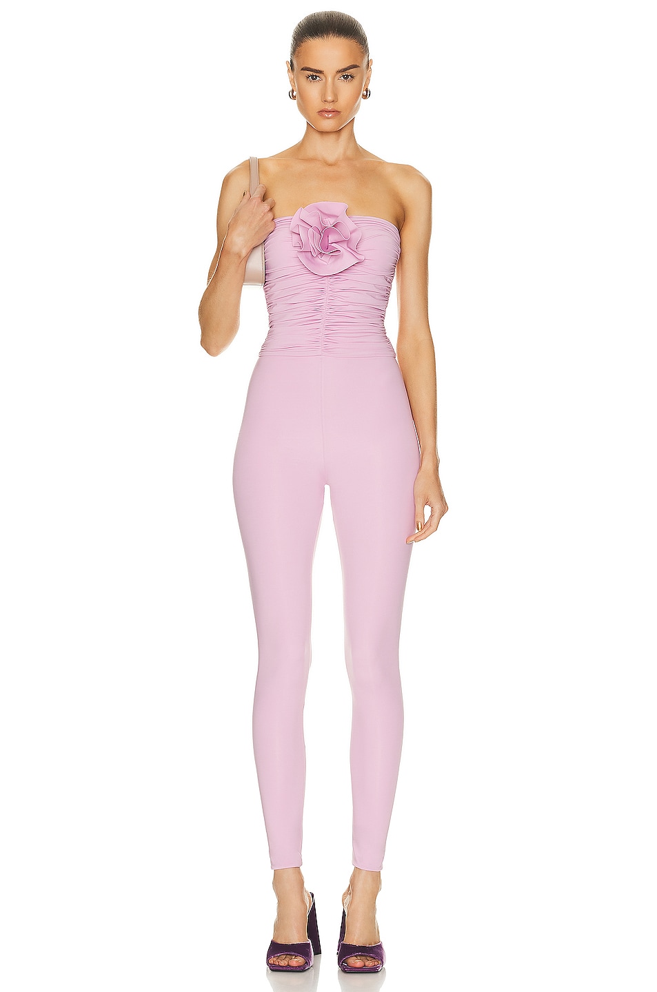 Image 1 of Maygel Coronel for FWRD Matuna Jumpsuit in Ballet Rose