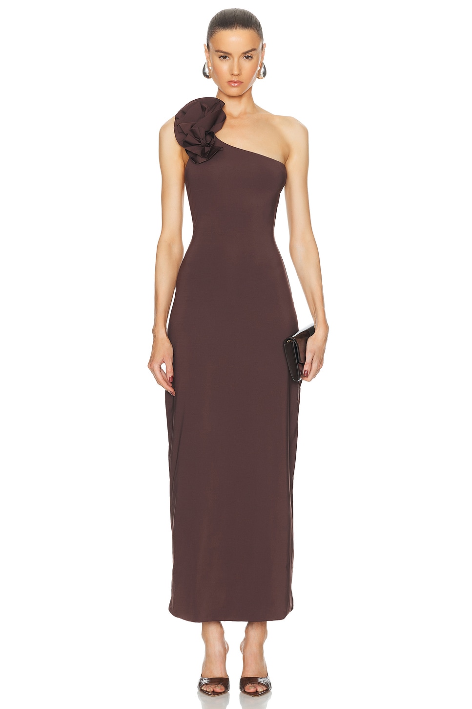 Image 1 of Maygel Coronel Adda Dress in Brown
