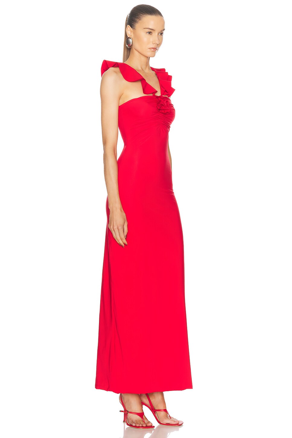 Shop Maygel Coronel Sortilegio Dress In Red