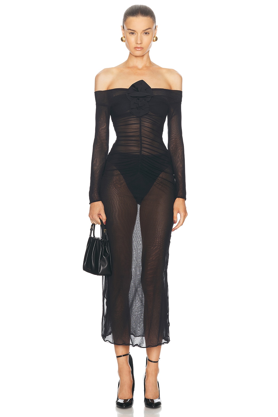 Image 1 of Maygel Coronel Heloisa Dress in Ebony