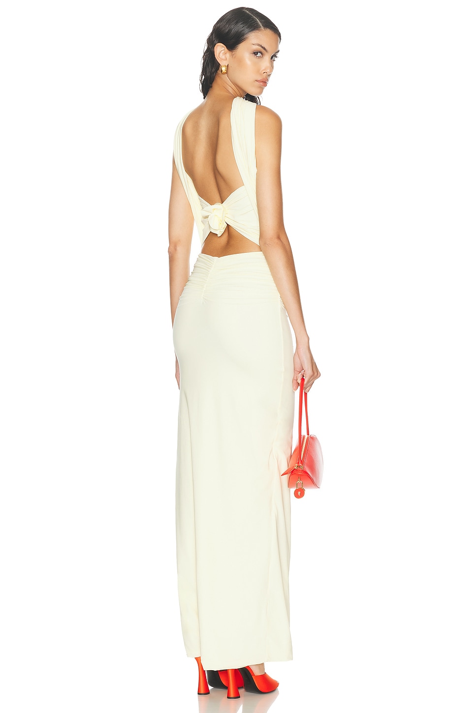 Image 1 of Maygel Coronel Mulett Dress in Vanilla