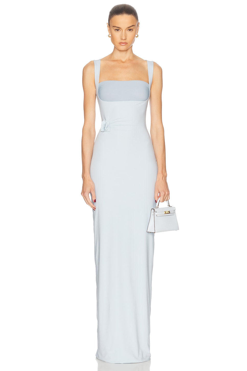 Image 1 of Maygel Coronel Hibisco Dress in Artic