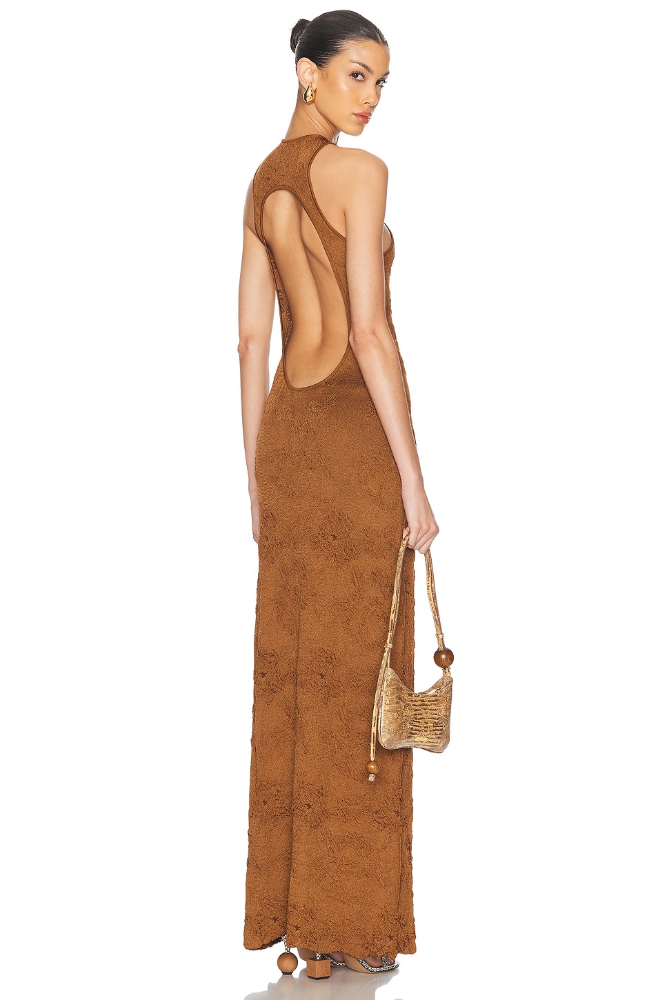 El Virao Dress in Brown