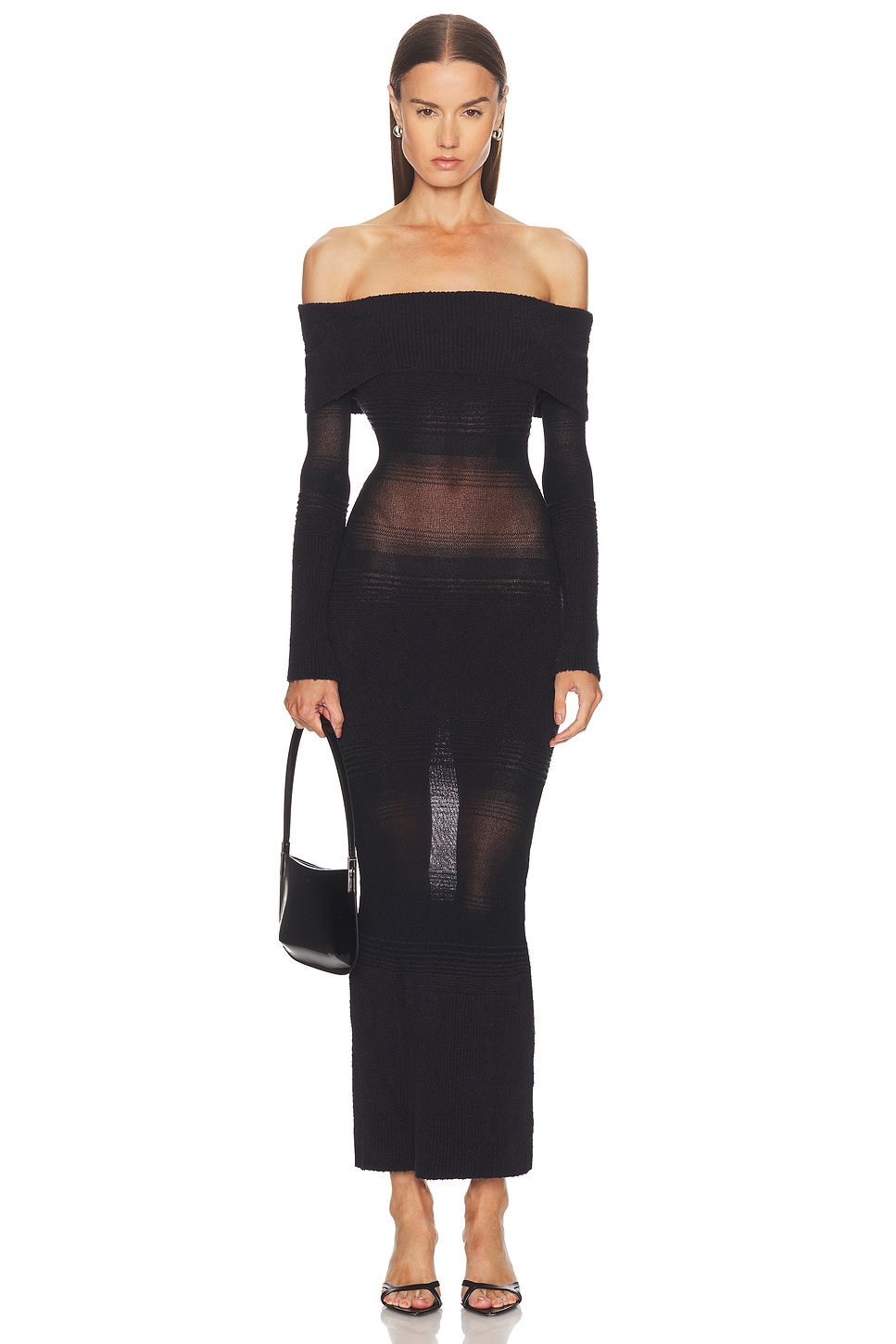 Image 1 of Maygel Coronel Galatea Dress in Nero