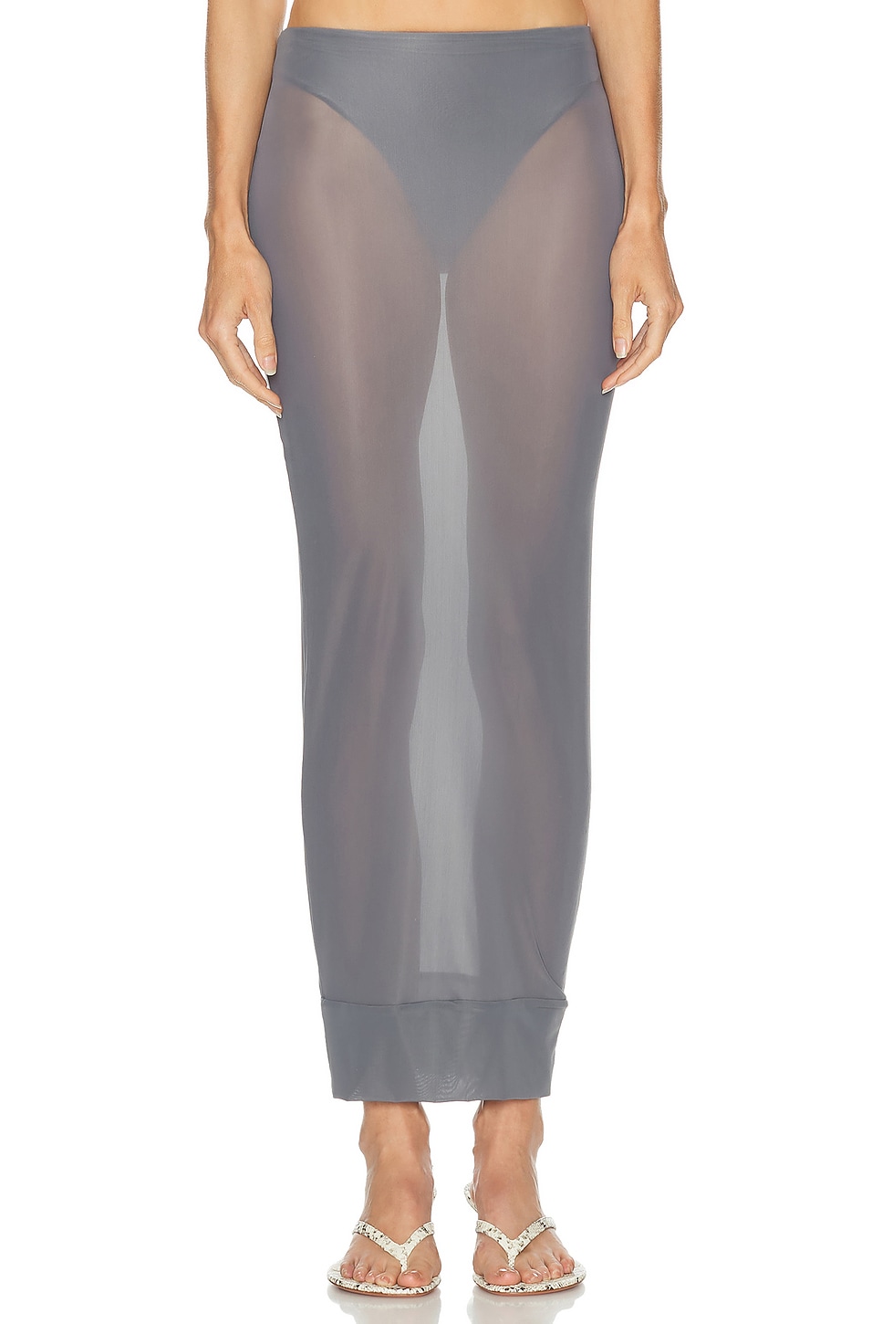 Image 1 of Maygel Coronel Jagua Skirt in Cromo