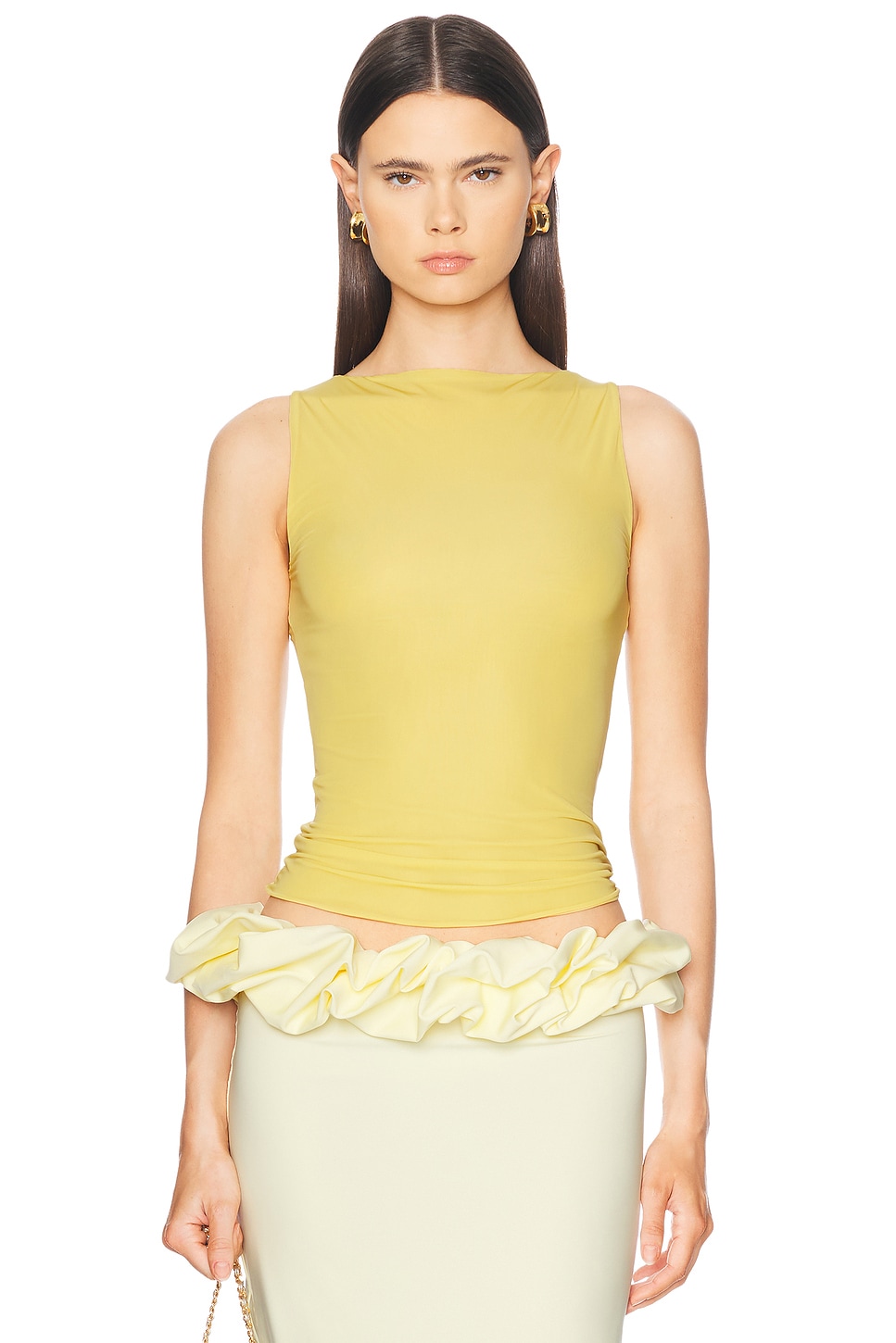 Anthos Tank Top in Mustard