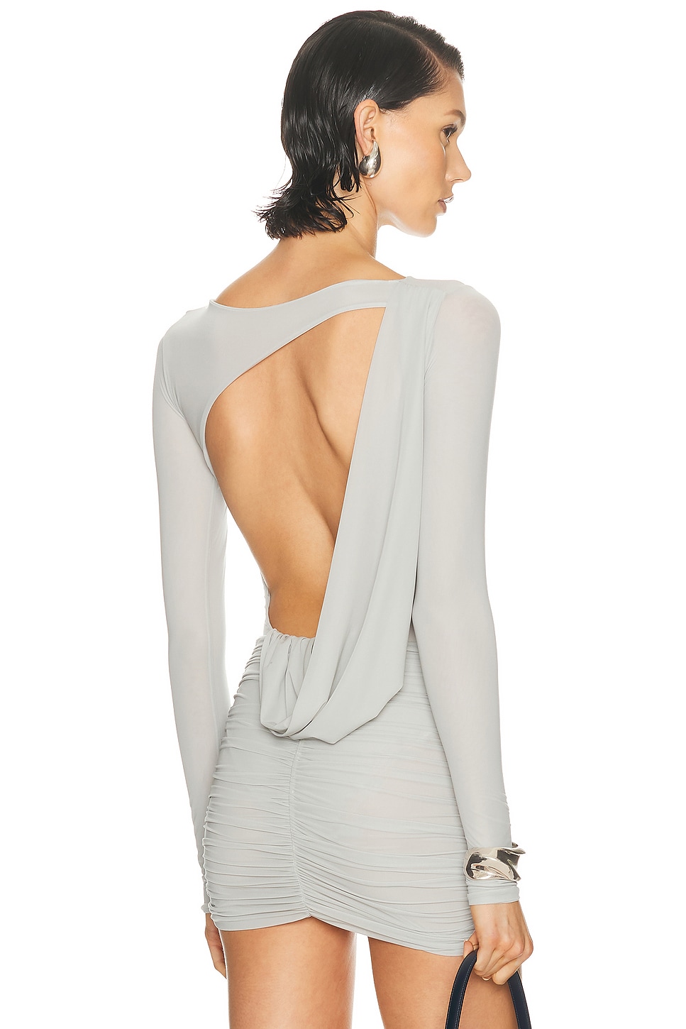 Maygel Coronel Bettin One Piece Top In Silver