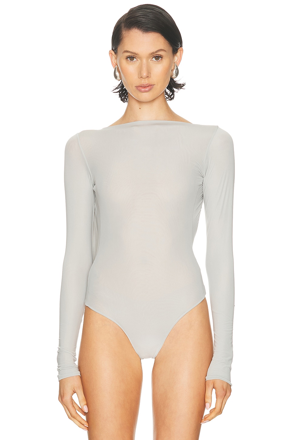Maygel Coronel Bettin One Piece Top In Silver