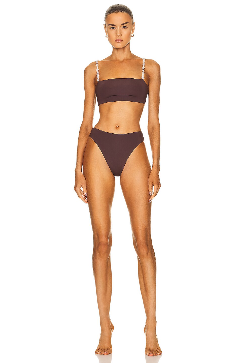 Image 1 of Maygel Coronel Leda Bikini Set in Brown