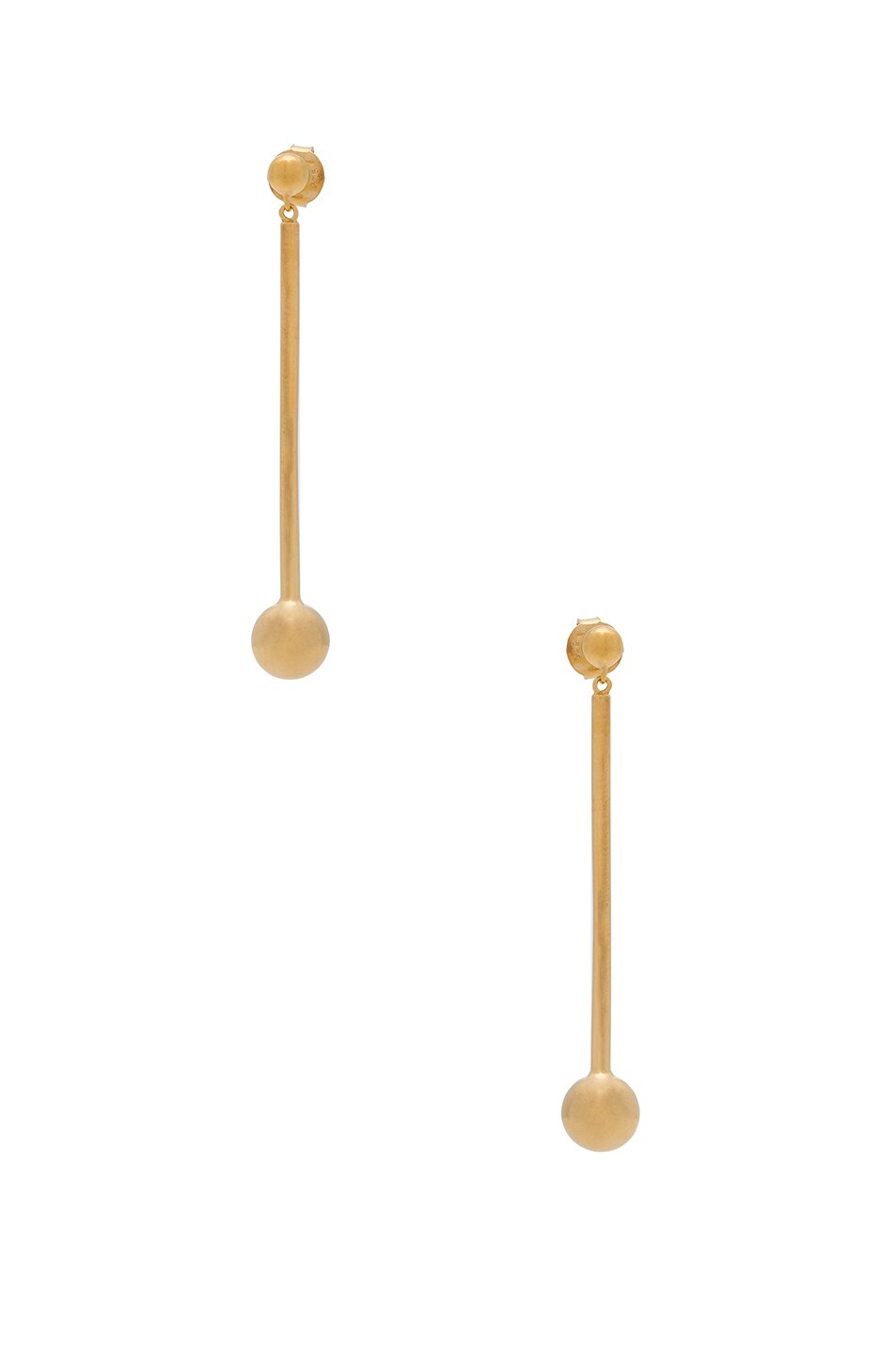 Image 1 of Maria Black 14 Karat Orbit Earrings in Gold