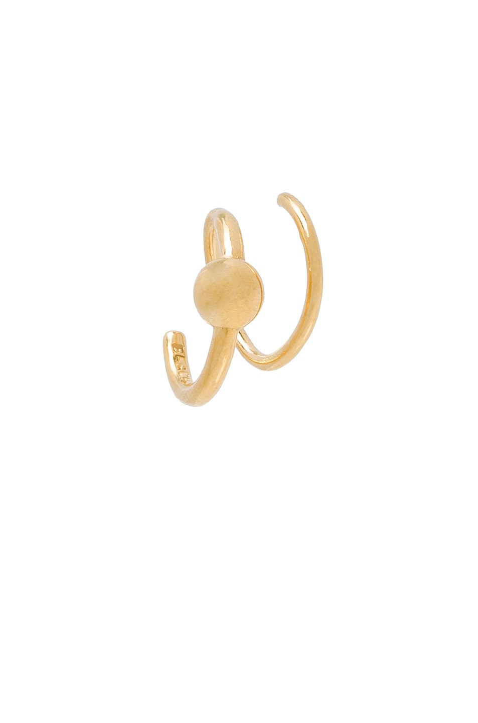 Image 1 of Maria Black 14 Karat Helix Twirl Earrings in Gold