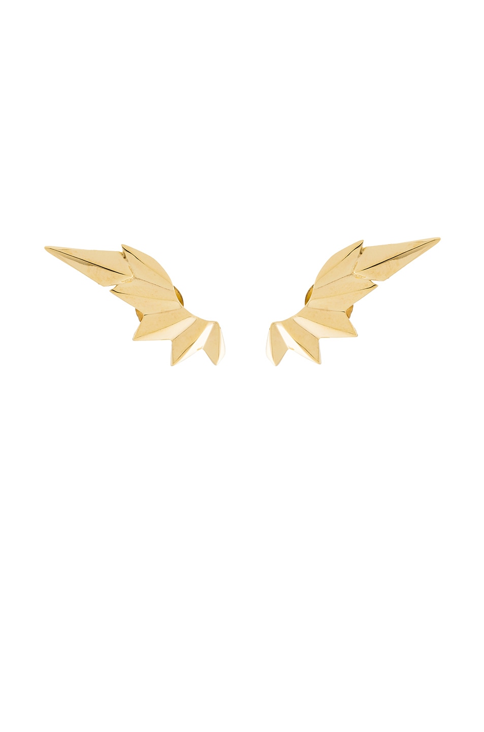 Image 1 of Maria Black 14 Karat Wing Earrings in Gold