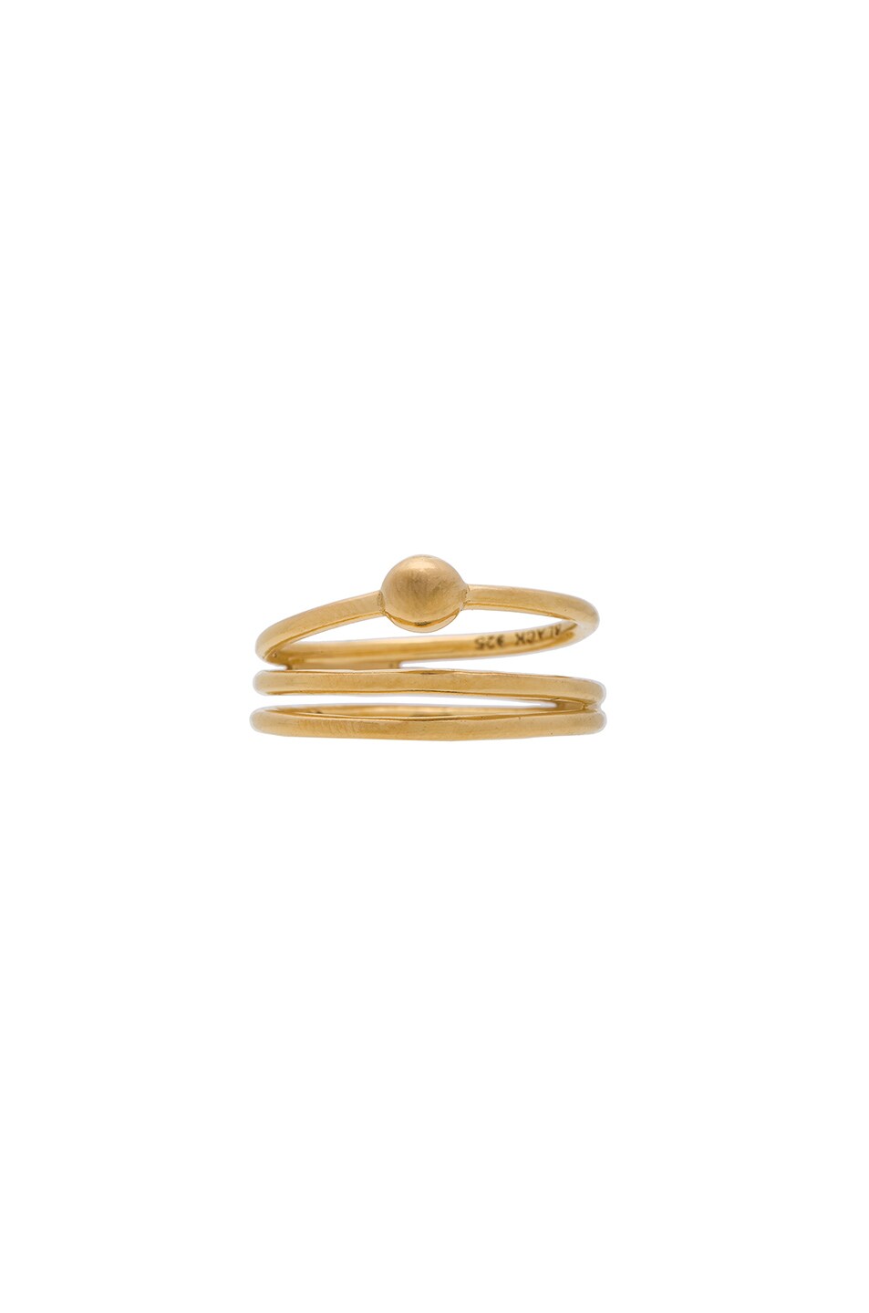Image 1 of Maria Black 14 Karat Helix Trapez Ring in Gold