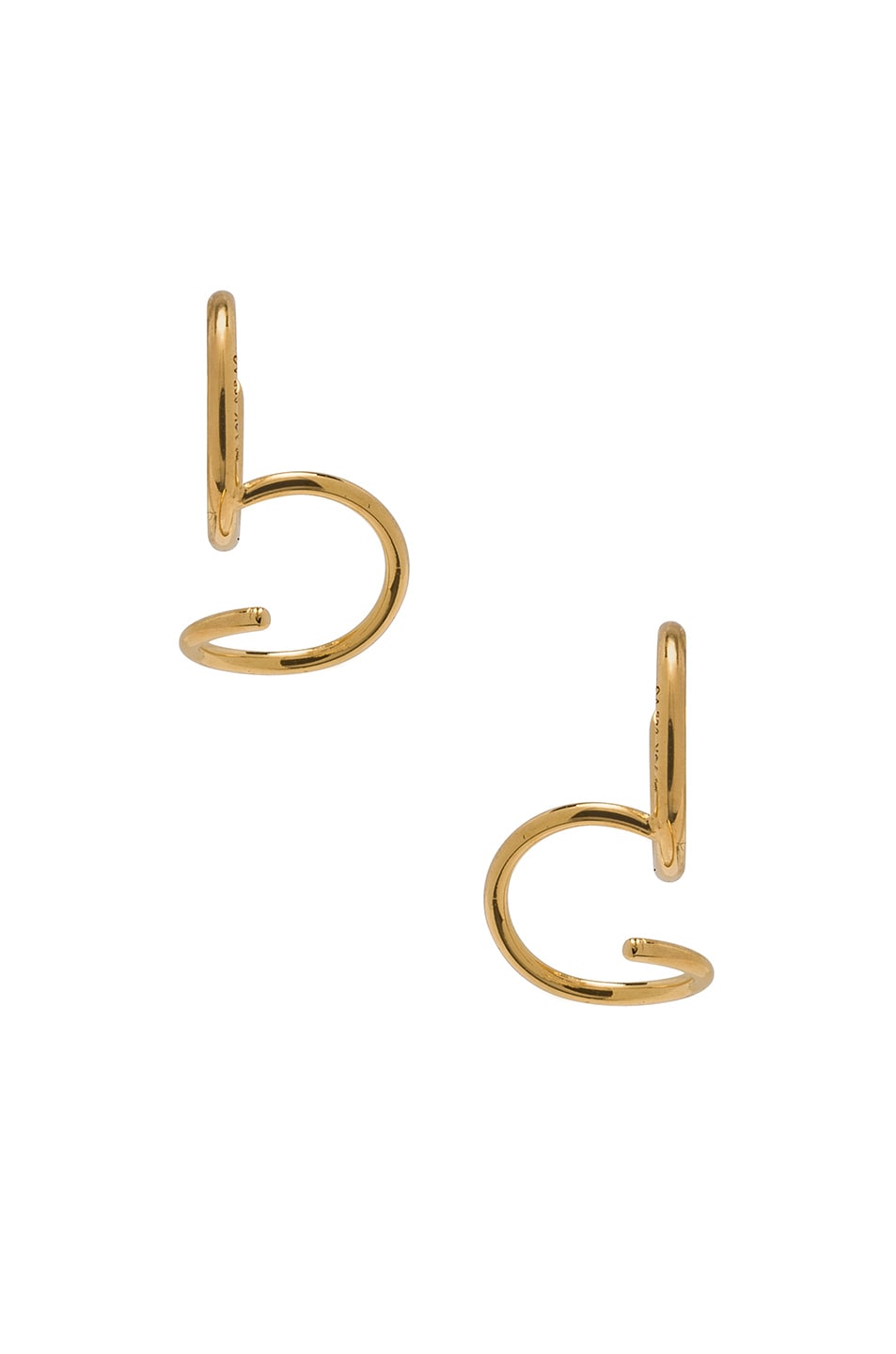 Image 1 of Maria Black Uma Twirl Earrings in Gold