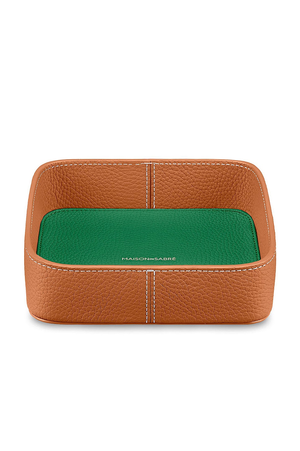 Image 1 of MAISON de SABRÉ MAISON de SABR Catchall Tray Organizer in Pecan Emerald