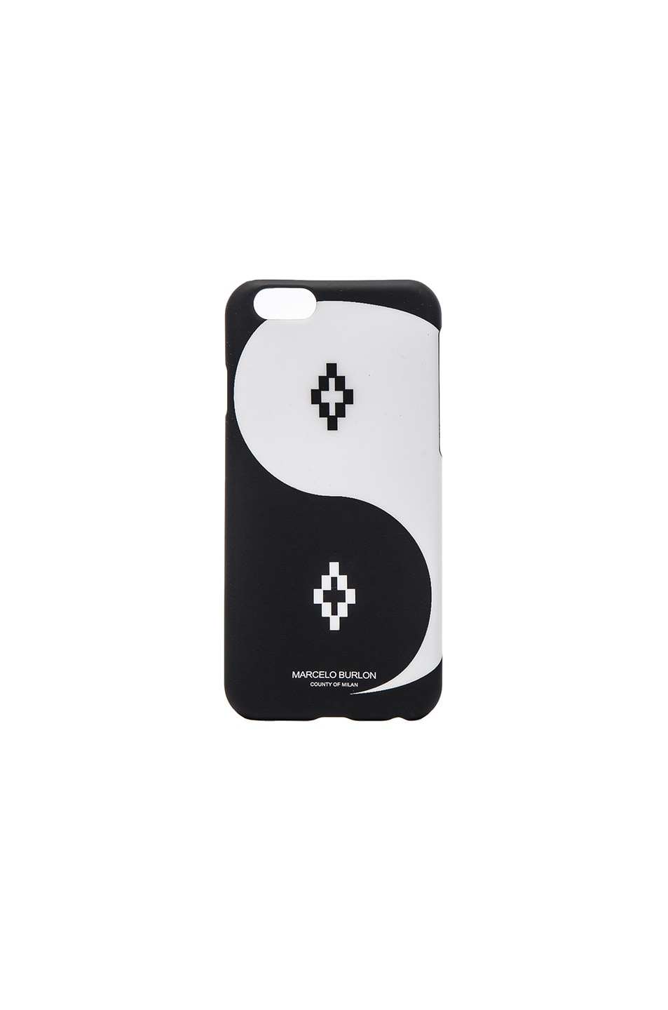 Image 1 of Marcelo Burlon Pissis iPhone Case in Black & White