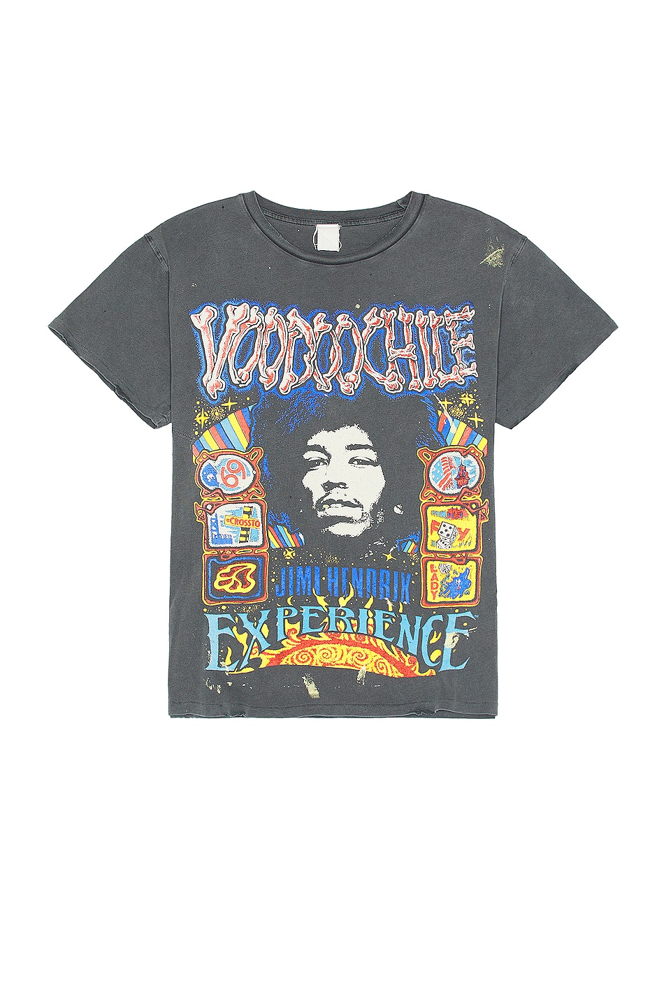 Image 1 of Madeworn Jimi Hendrix Voodoo Child Tee in Dusk