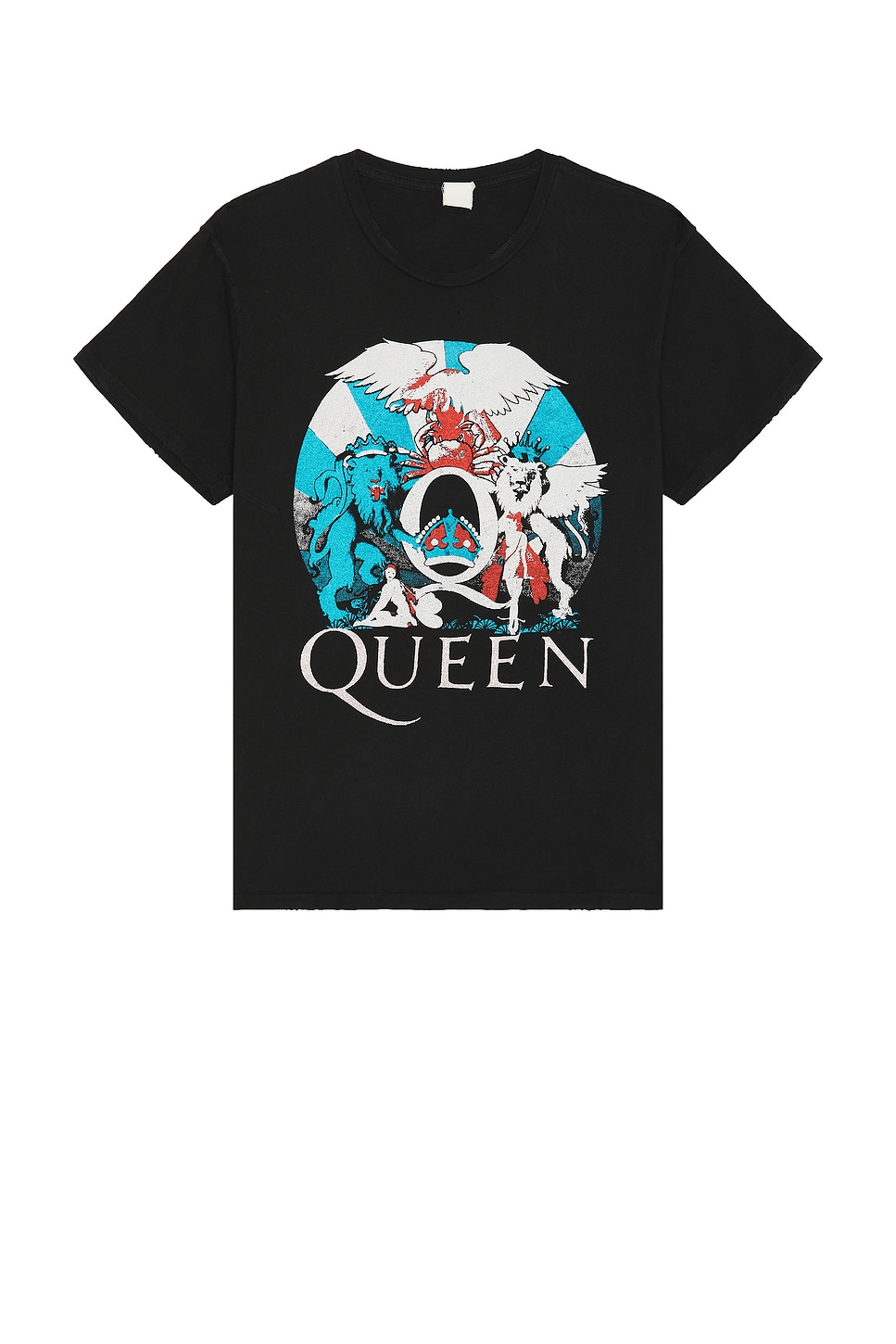 Image 1 of Madeworn Queen T-Shirt in Coal Pigment