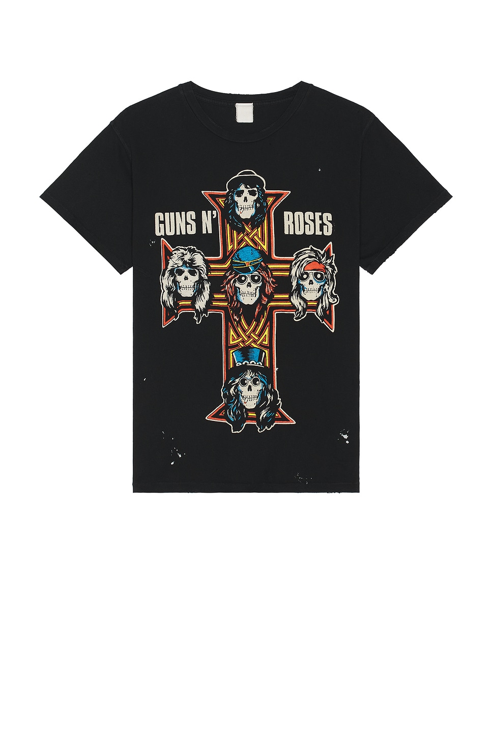 Image 1 of Madeworn Guns N' Roses T-Shirt in Coal Pigment