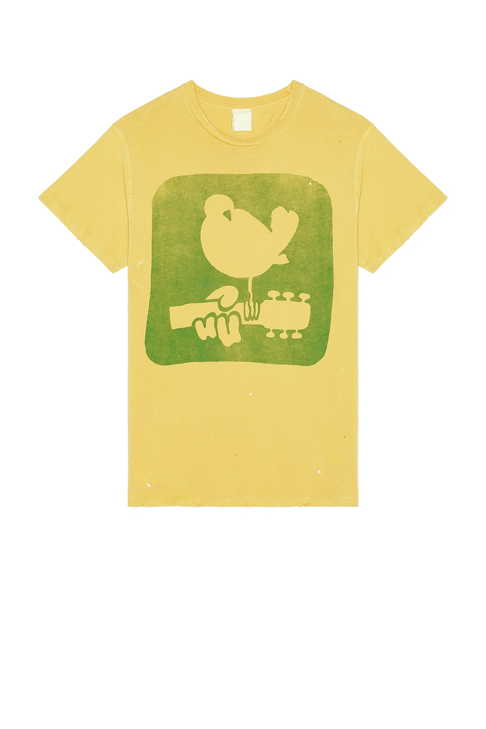 Image 1 of Madeworn Woodstock T-shirt in Mustard
