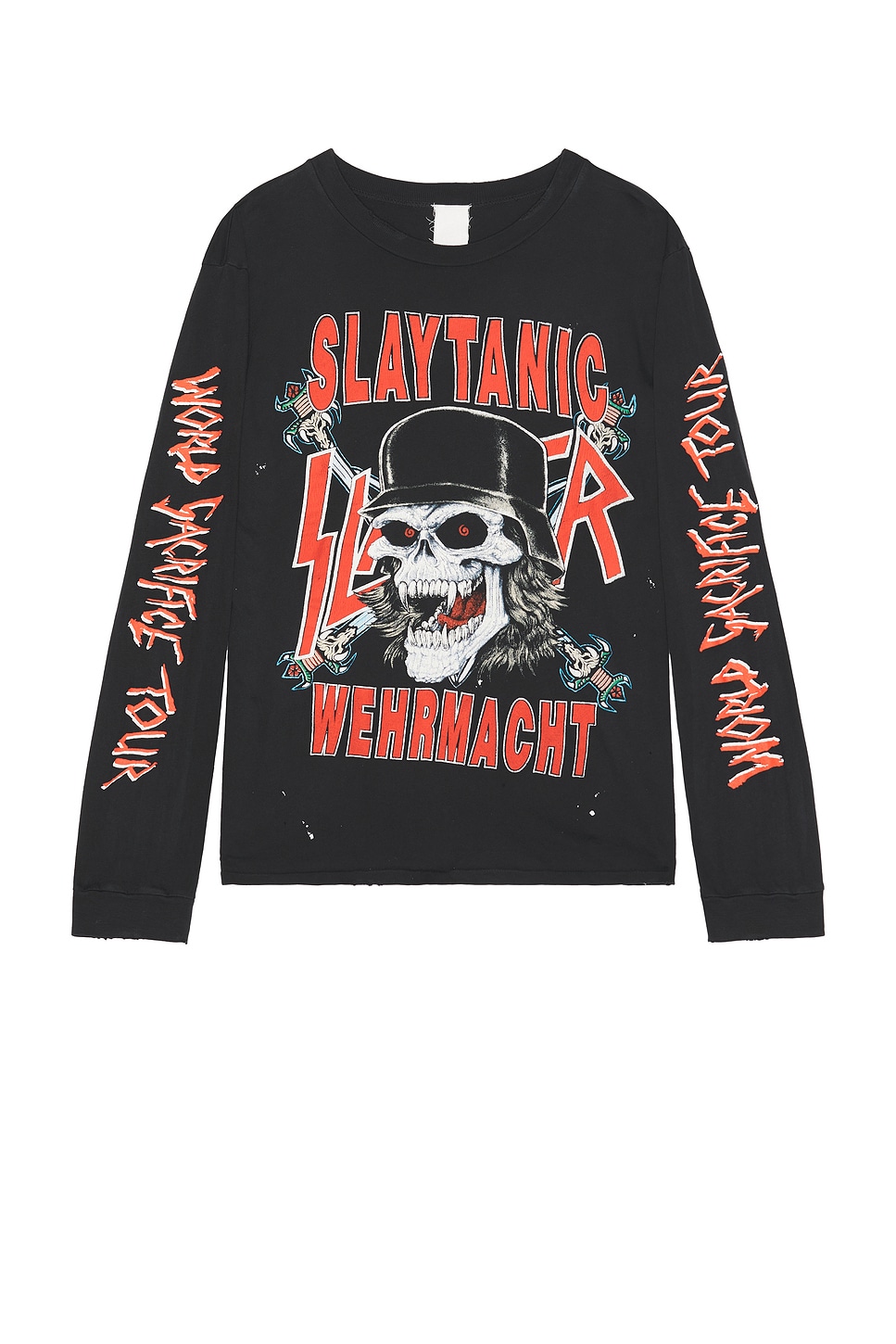 Image 1 of Madeworn Slayer Long Sleeve T-Shirt in Coal