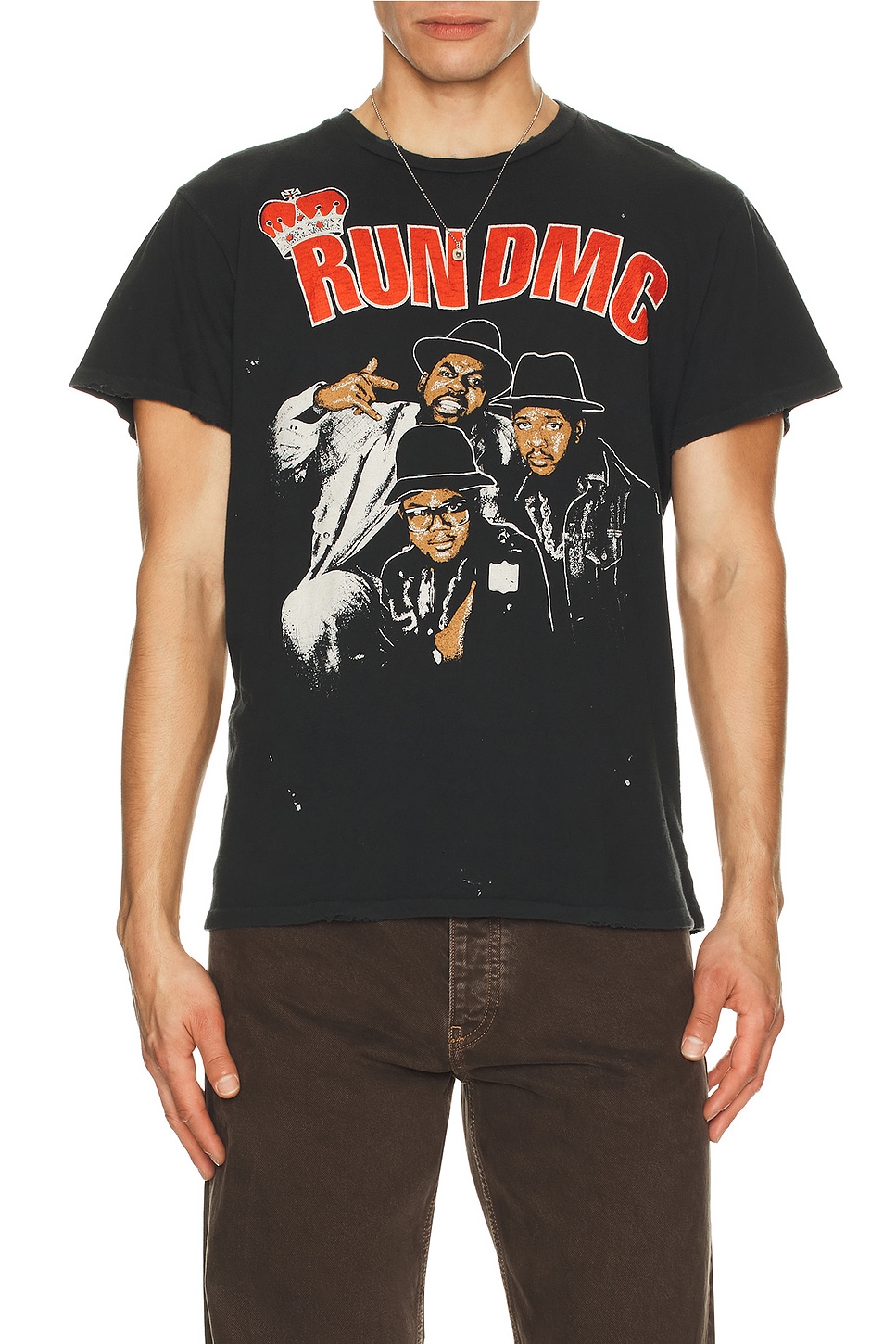 Image 1 of Madeworn Run DMC T-Shirt in Coal
