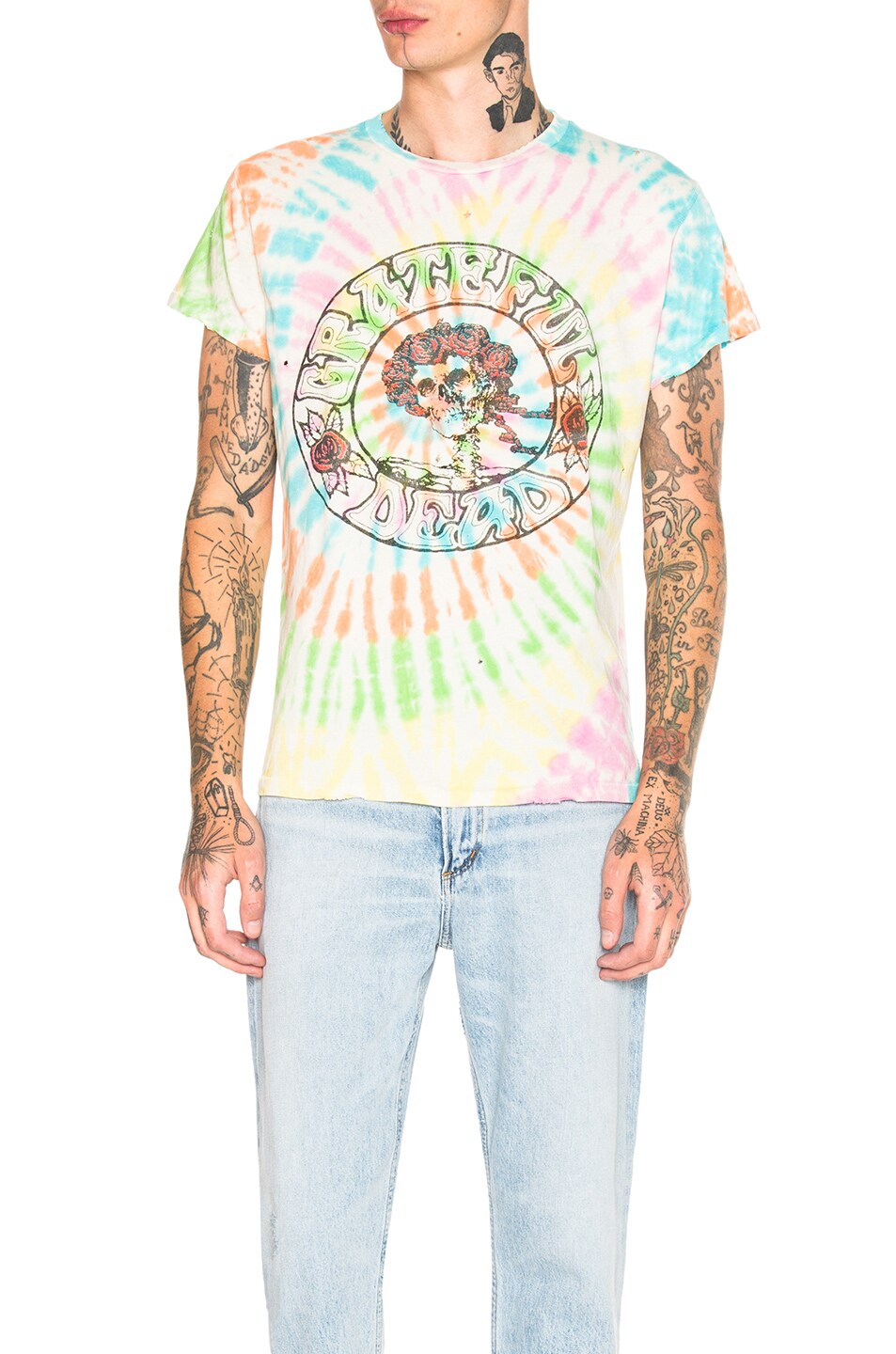 Image 1 of Madeworn for FWRD Grateful Dead Graphic in Tie Dye