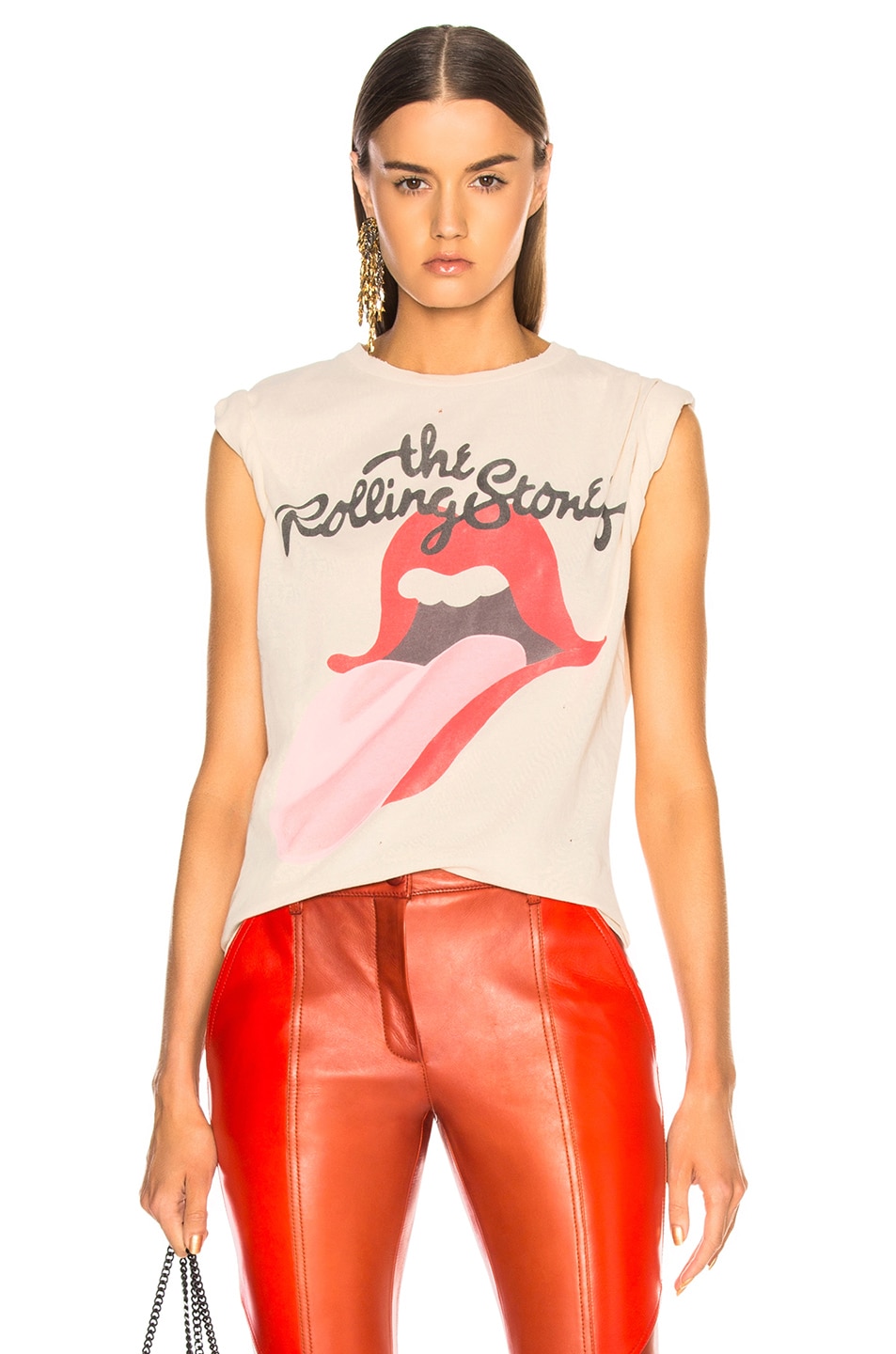 Image 1 of Madeworn for FWRD Rolling Stones Graphic in White