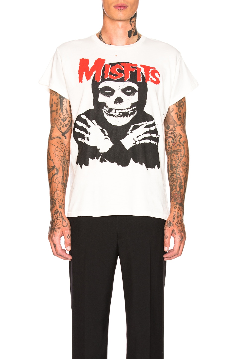 Image 1 of Madeworn Misfits Crew Tee in Off White